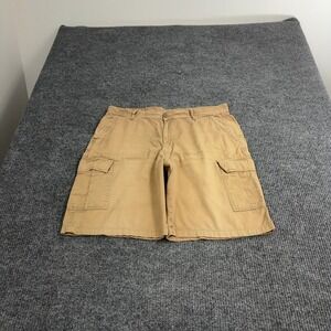 Vintage Bugle Boy Cargo Shorts Mens 36 Tan Cotton Twill Utility‎ Gorpcore 90s